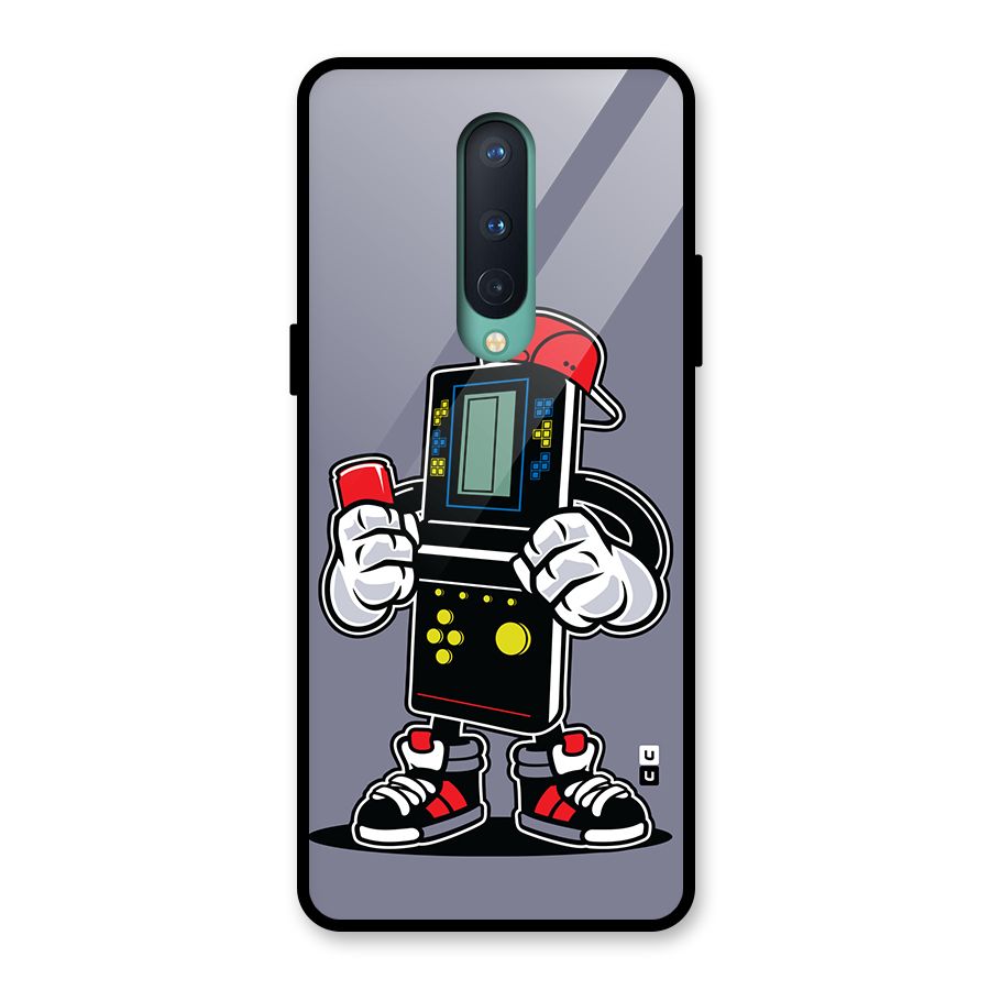 Retro Boy Glass Back Case for OnePlus 8