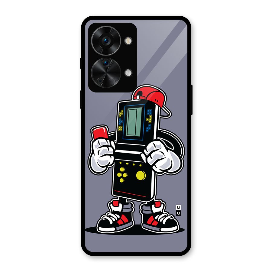 Retro Boy Glass Back Case for OnePlus Nord 2T