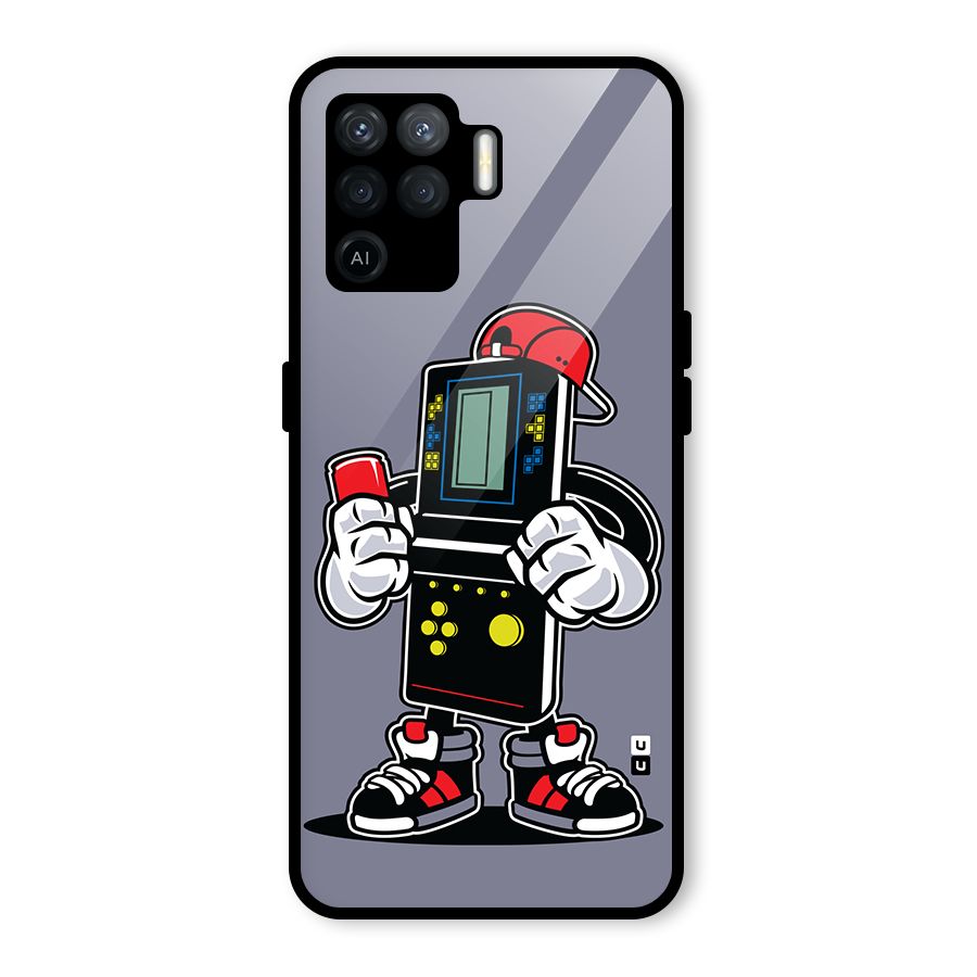 Retro Boy Glass Back Case for Oppo F19 Pro