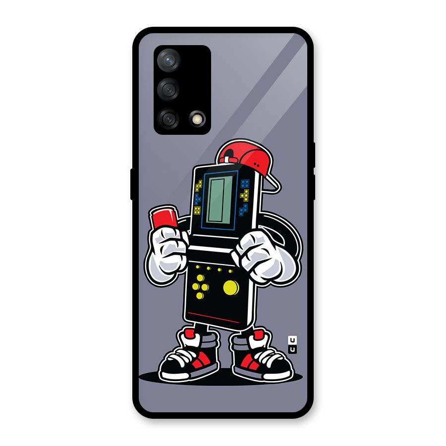 Retro Boy Glass Back Case for Oppo F19s