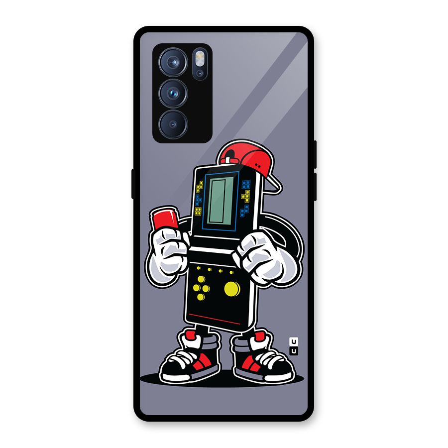Retro Boy Glass Back Case for Oppo Reno6 Pro 5G
