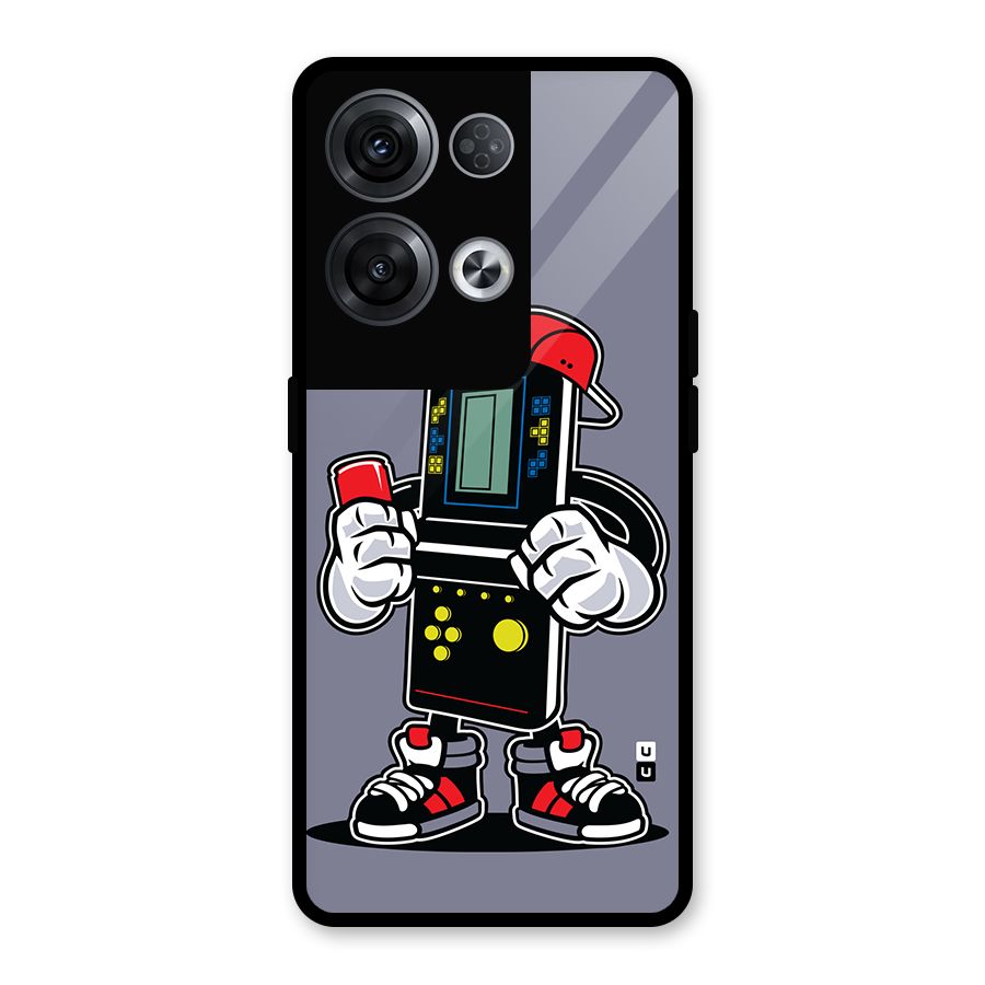 Retro Boy Glass Back Case for Oppo Reno8 Pro 5G