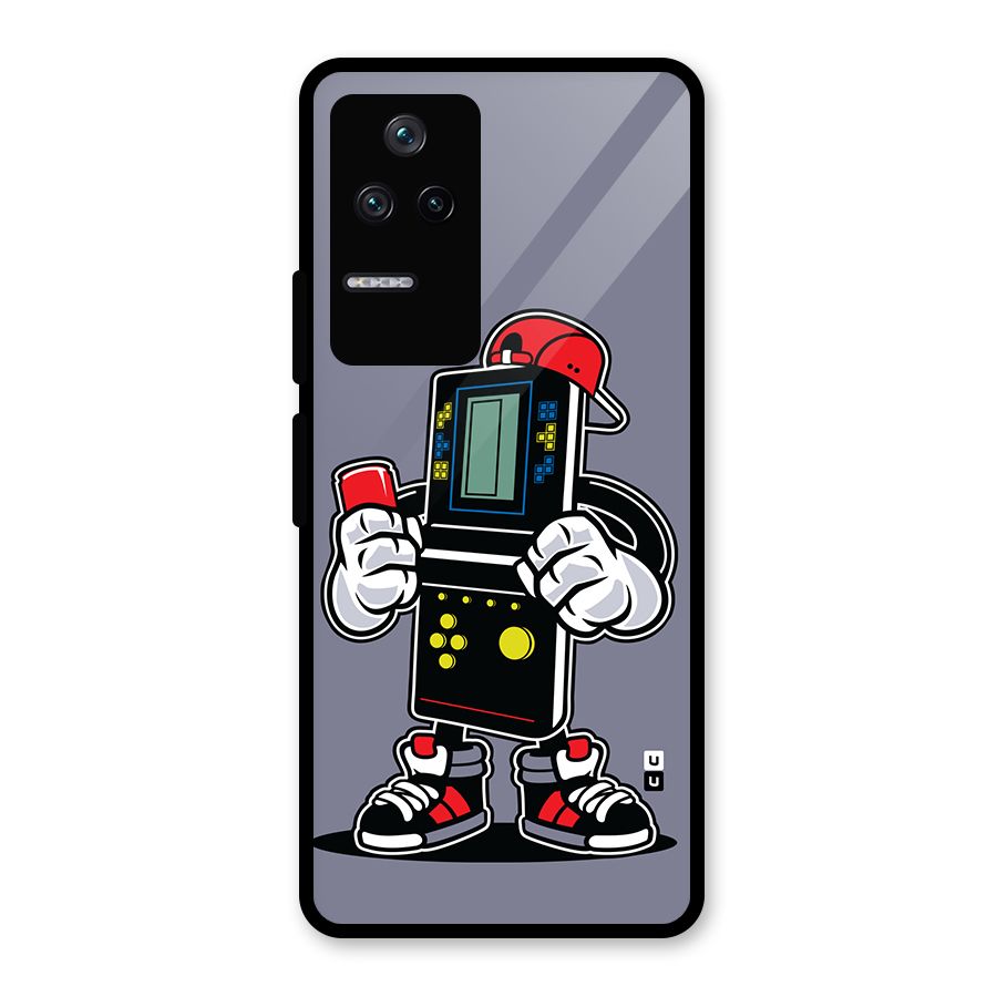 Retro Boy Glass Back Case for Poco F4 5G