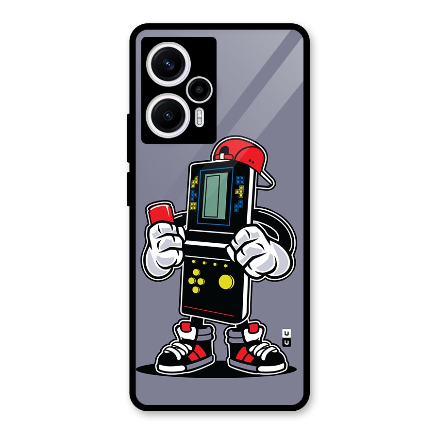 Retro Boy Glass Back Case for Poco F5