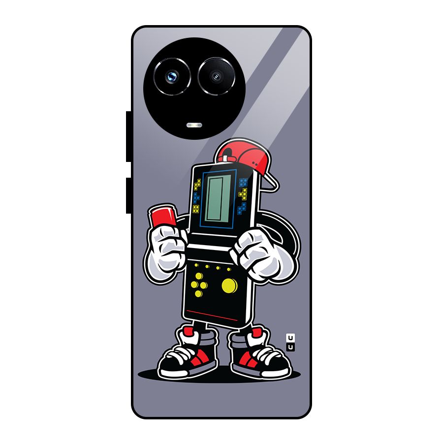 Retro Boy Glass Back Case for Realme 11X