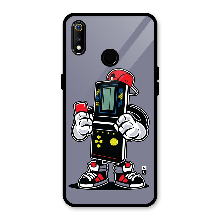 Retro Boy Glass Back Case for Realme 3