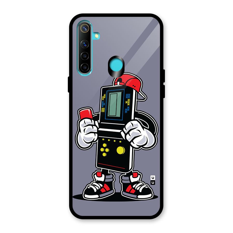 Retro Boy Glass Back Case for Realme 5
