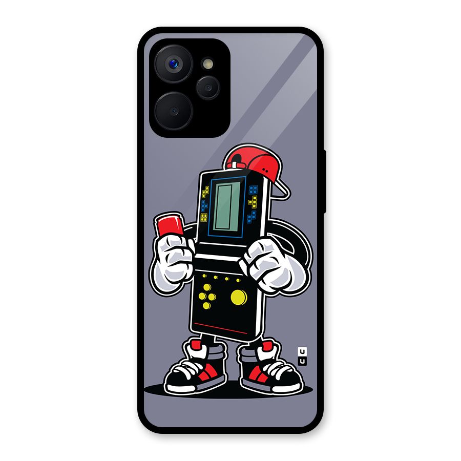 Retro Boy Glass Back Case for Realme 9i 5G