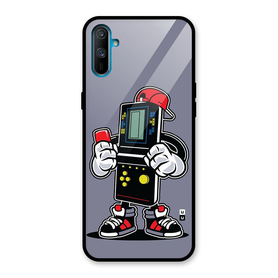 Retro Boy Glass Back Case for Realme C3