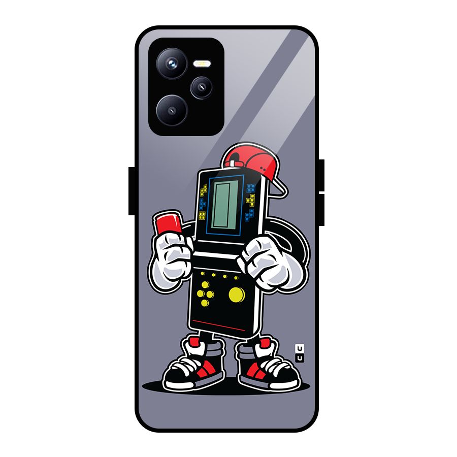 Retro Boy Glass Back Case for Realme C35