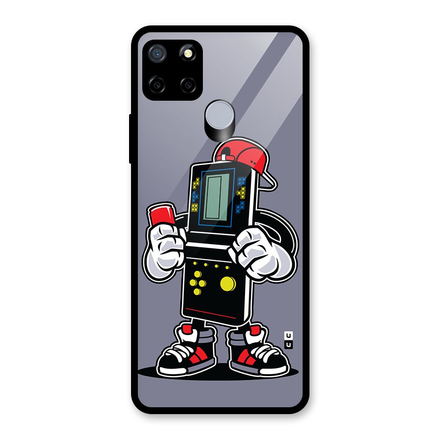 Retro Boy Glass Back Case for Realme Narzo 20