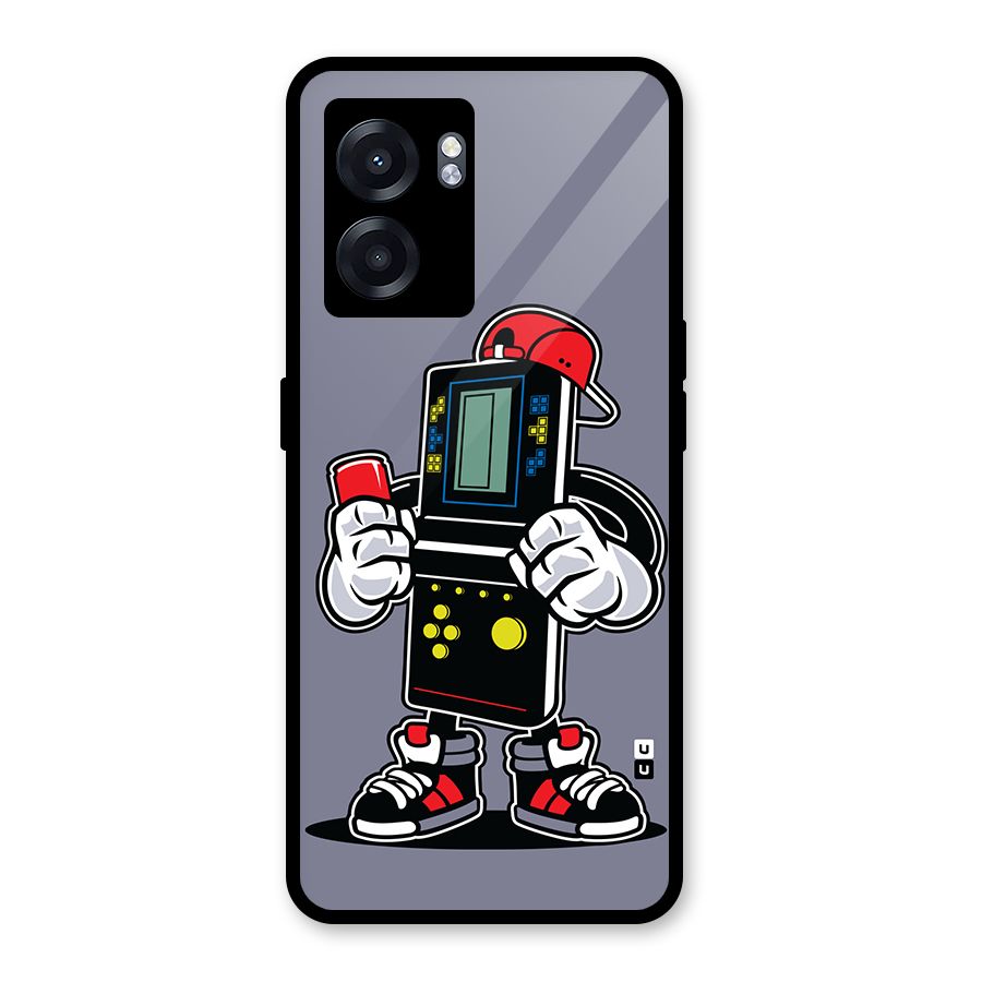 Retro Boy Glass Back Case for Realme Narzo 50 5G