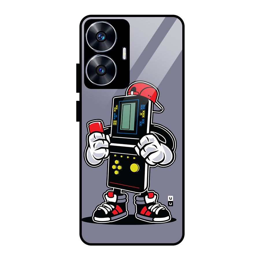 Retro Boy Glass Back Case for Realme Narzo N55
