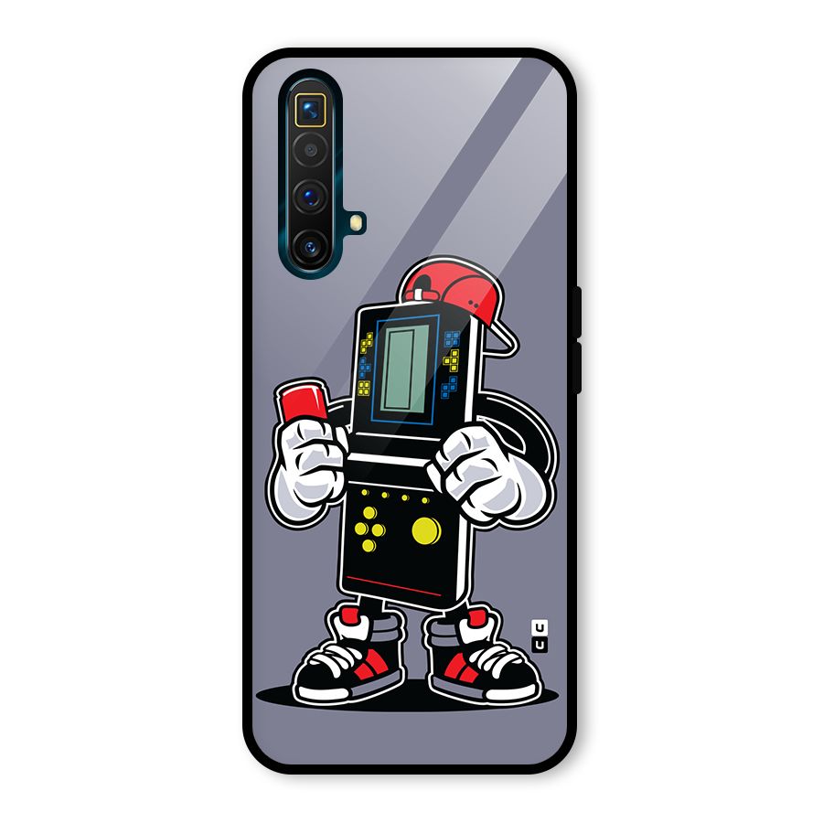 Retro Boy Glass Back Case for Realme X3