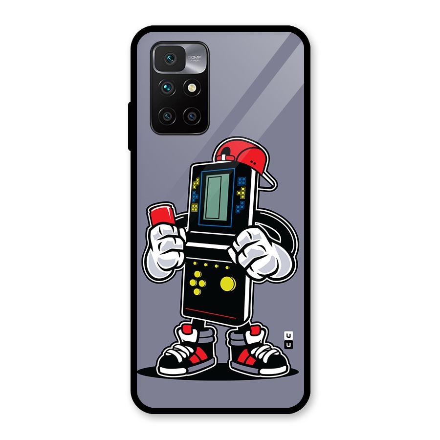 Retro Boy Glass Back Case for Redmi 10 Prime