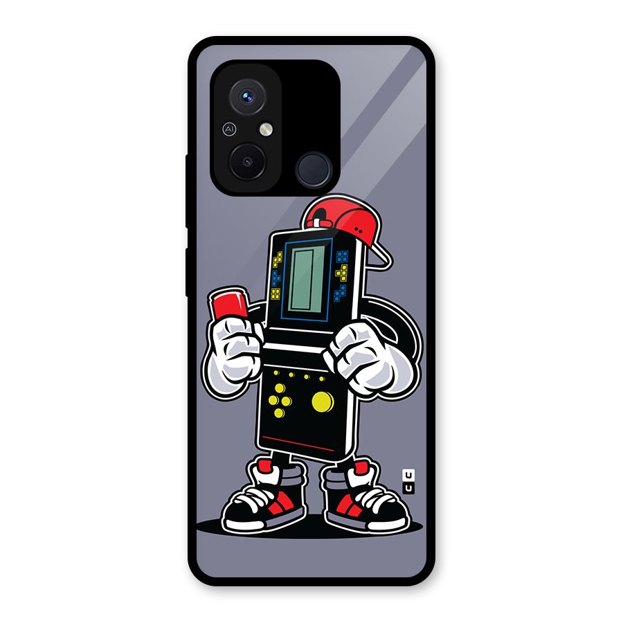 Retro Boy Glass Back Case for Redmi 12C