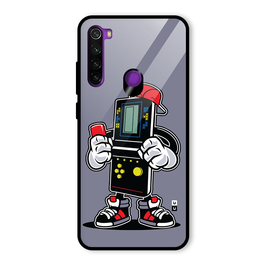 Retro Boy Glass Back Case for Redmi Note 8