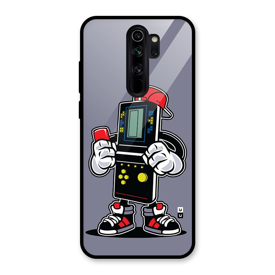 Retro Boy Glass Back Case for Redmi Note 8 Pro