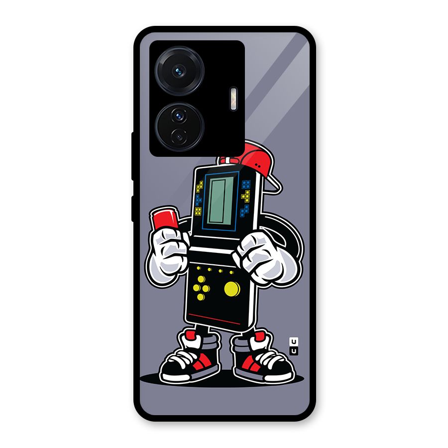 Retro Boy Glass Back Case for Vivo T1 Pro