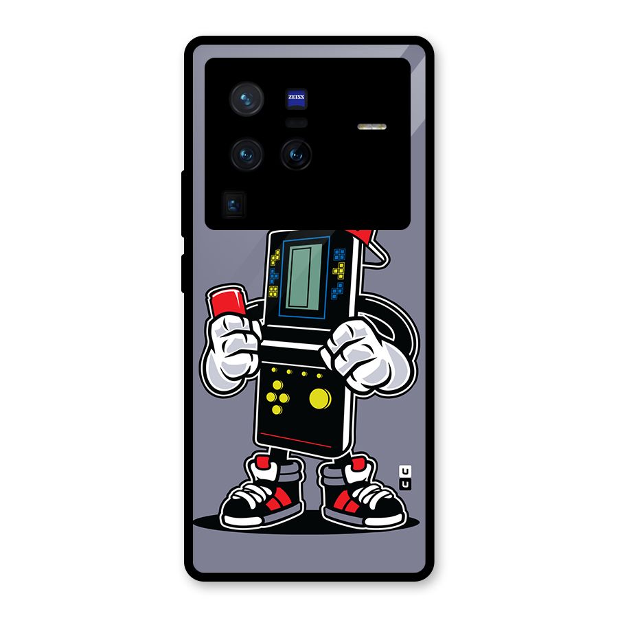 Retro Boy Glass Back Case for Vivo X80 Pro