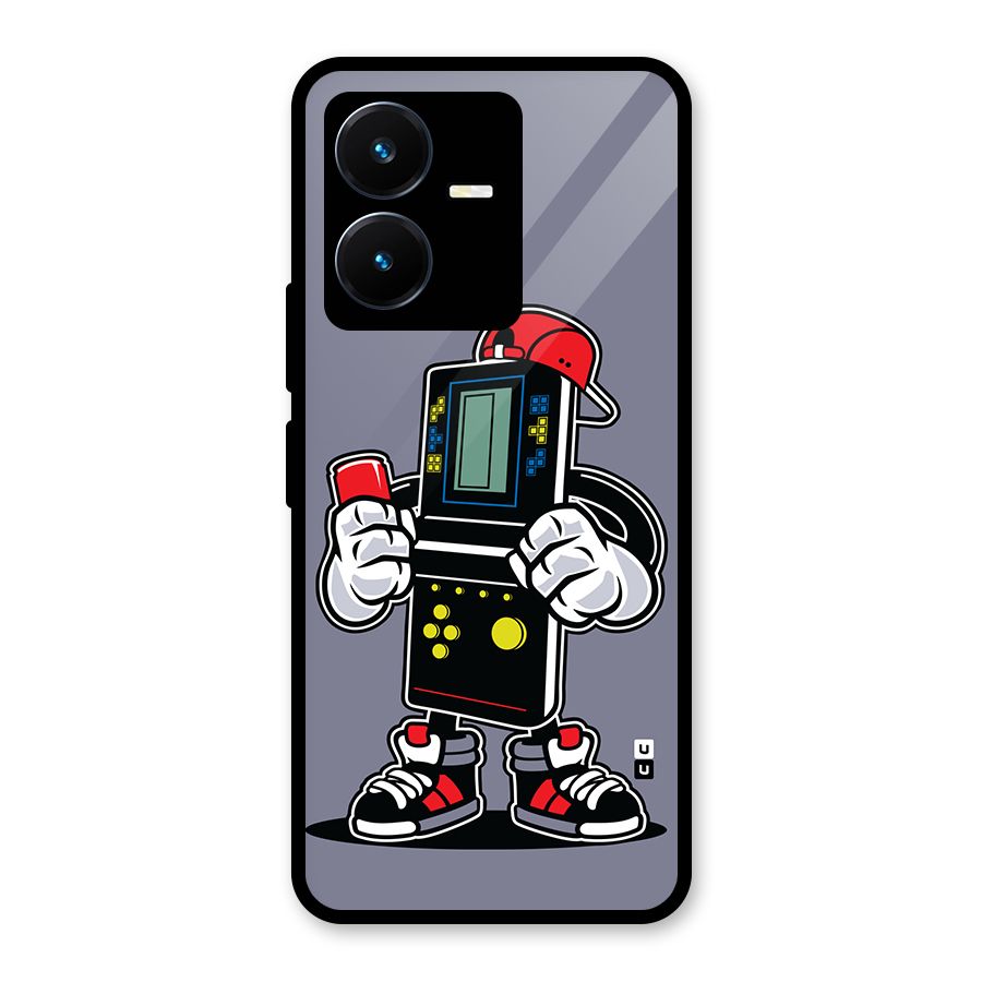 Retro Boy Glass Back Case for Vivo Y22s
