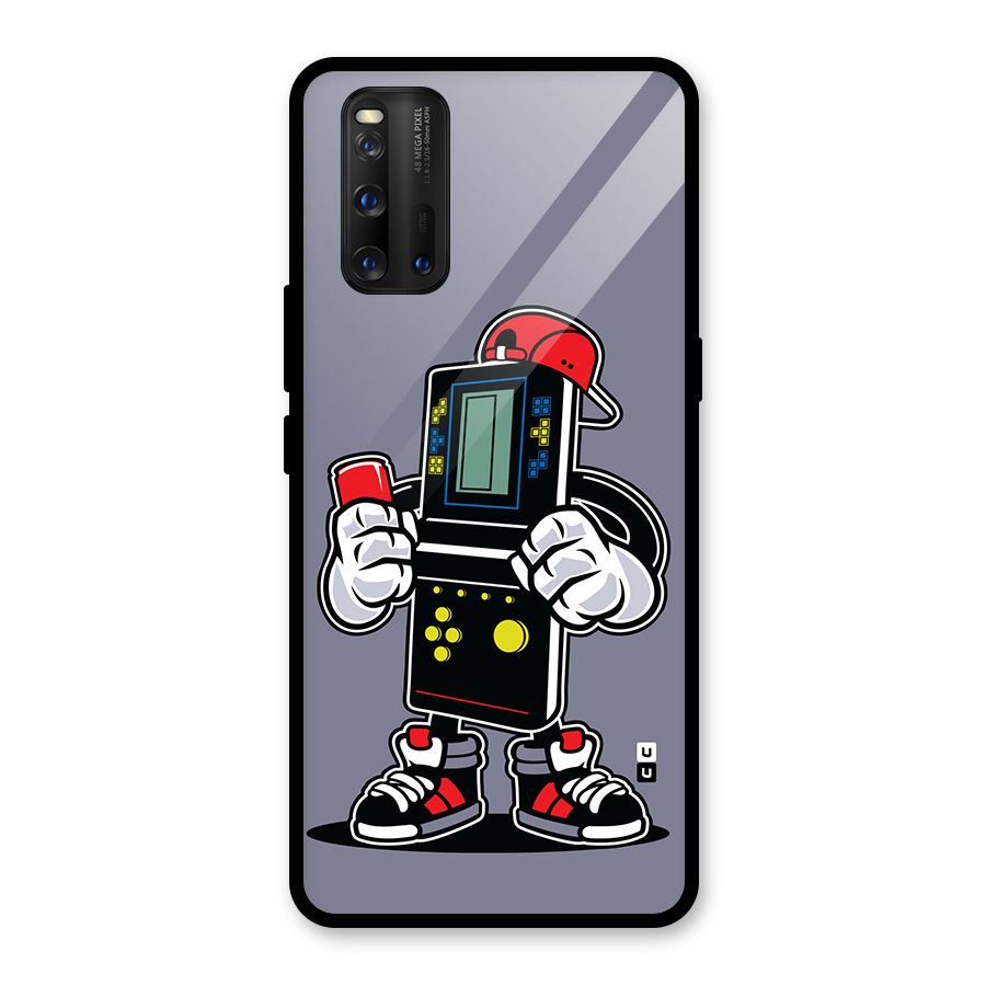 Retro Boy Glass Back Case for Vivo iQOO 3