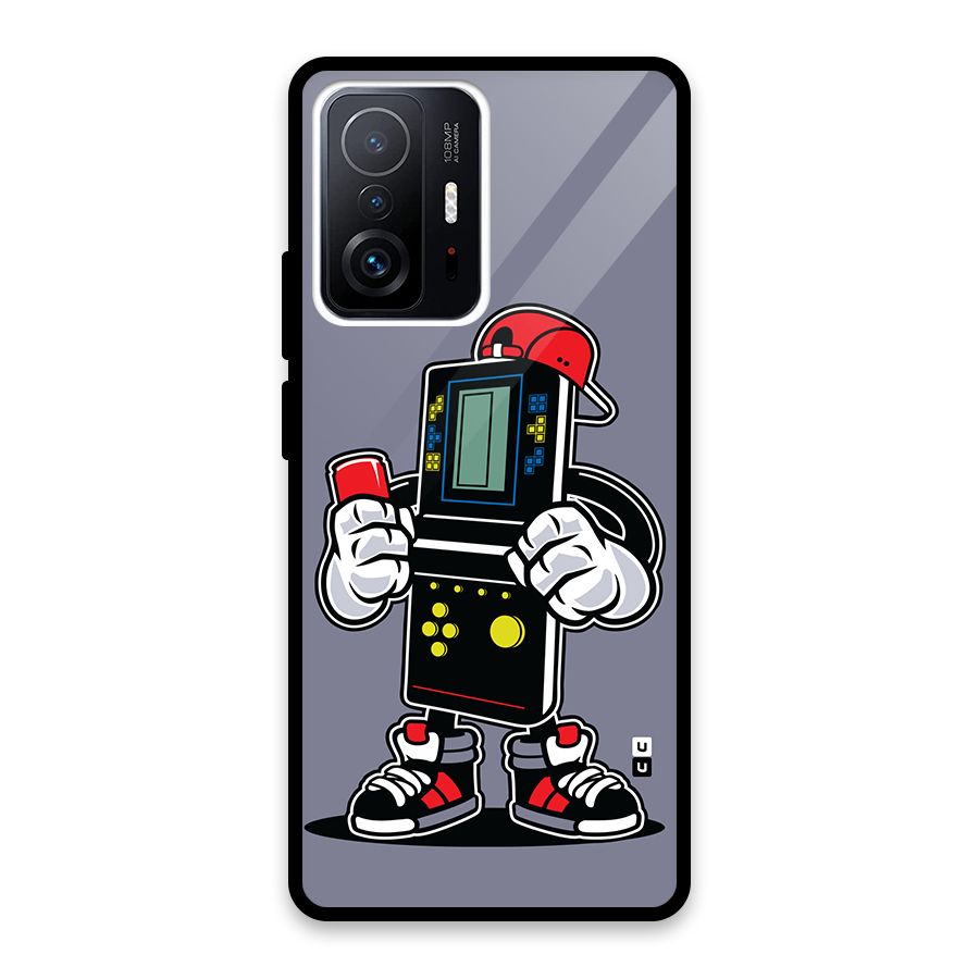 Retro Boy Glass Back Case for Xiaomi 11T Pro
