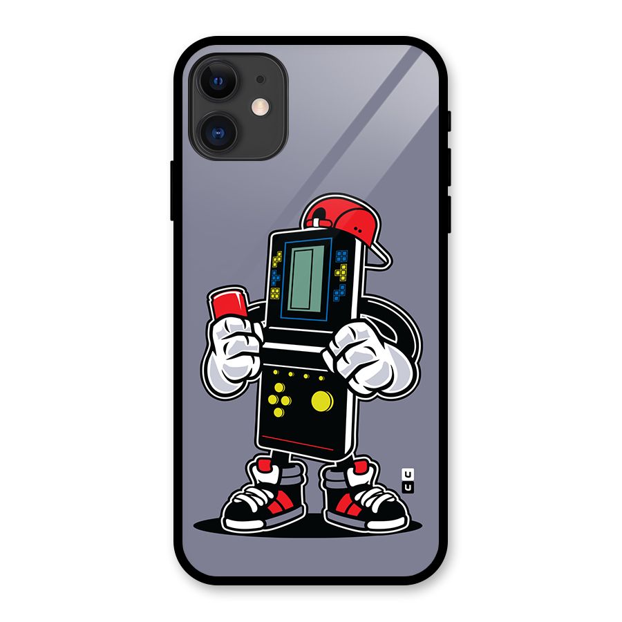 Retro Boy Glass Back Case for iPhone 11