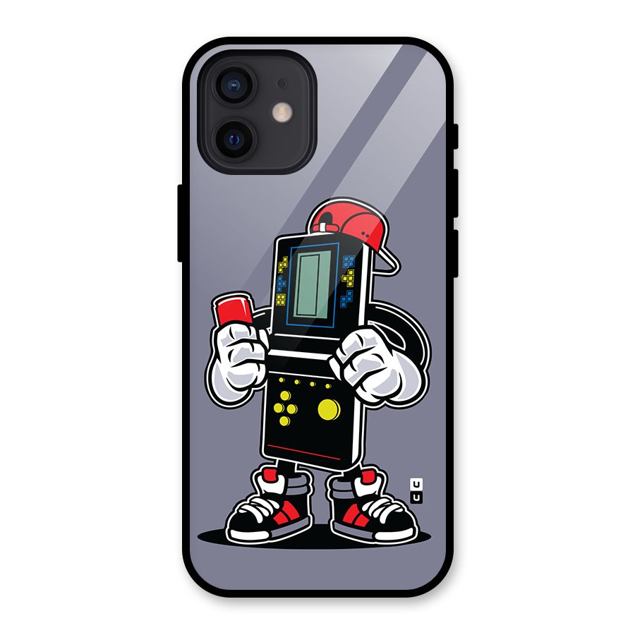 Retro Boy Glass Back Case for iPhone 12