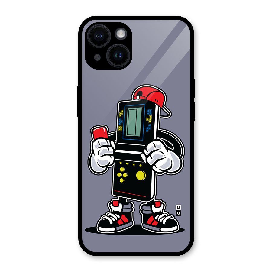 Retro Boy Glass Back Case for iPhone 14