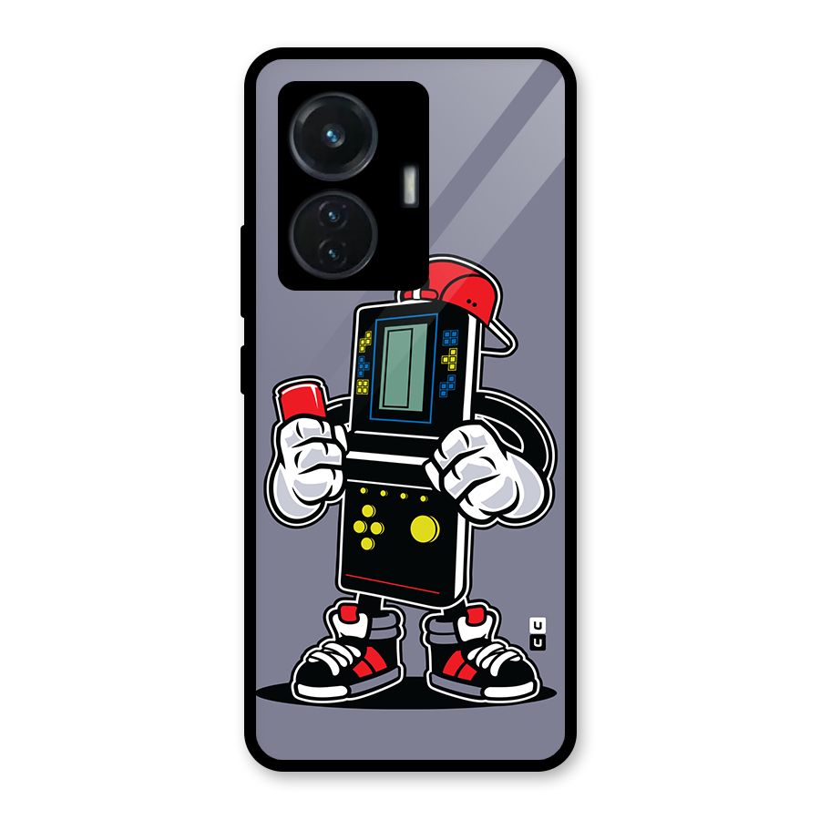Retro Boy Glass Back Case for iQOO Z6 44W