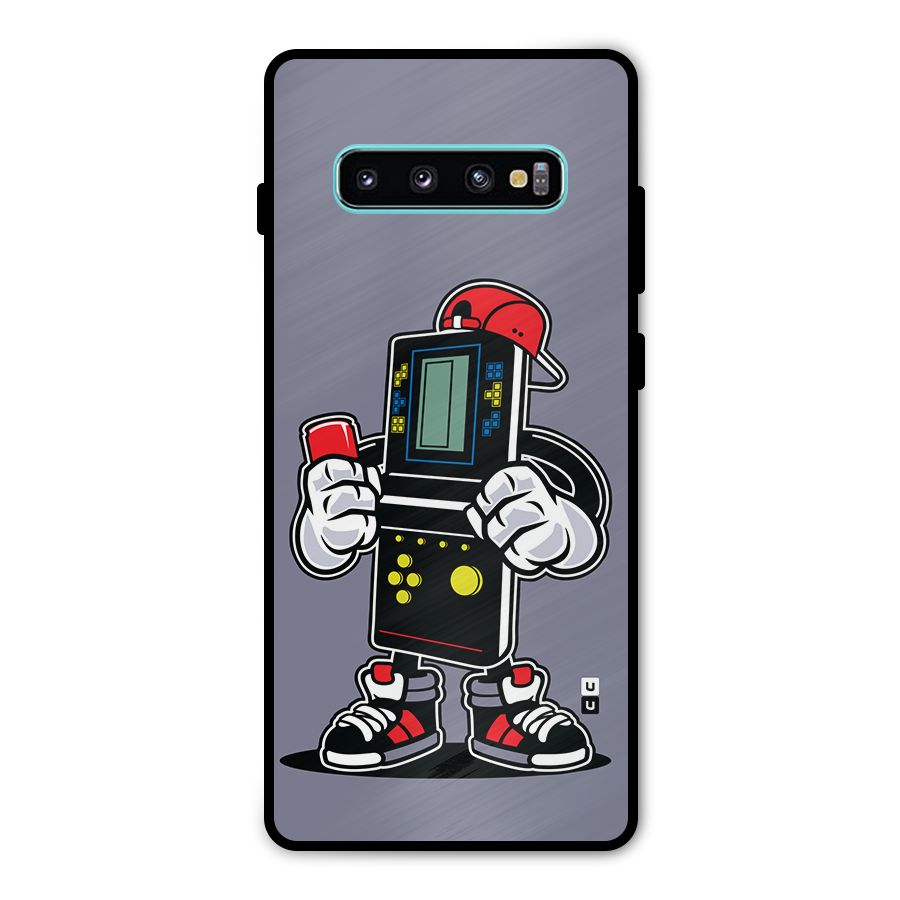 Retro Boy Metal Back Case for Galaxy S10 Plus