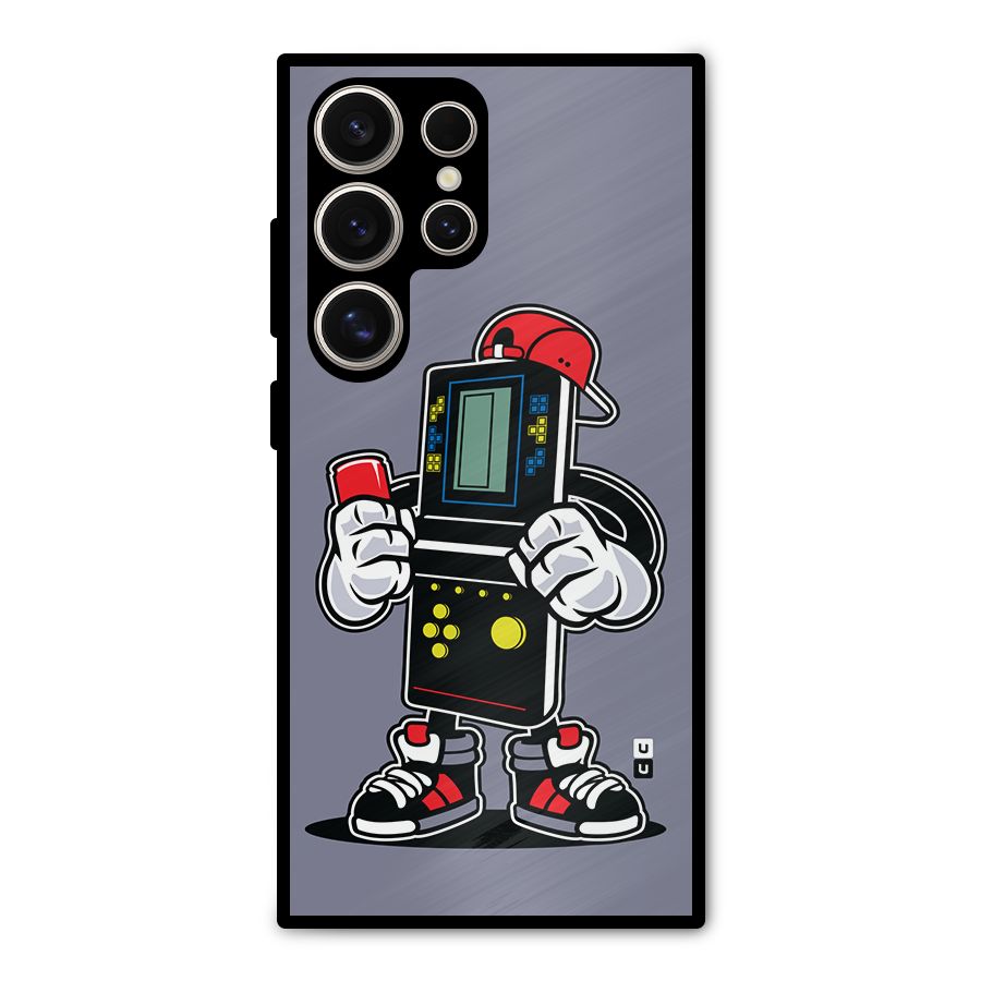 Retro Boy Metal Back Case for Galaxy S24 Ultra