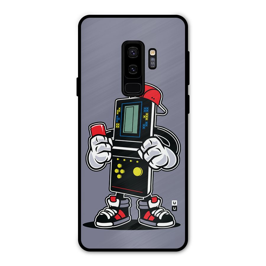 Retro Boy Metal Back Case for Galaxy S9 Plus