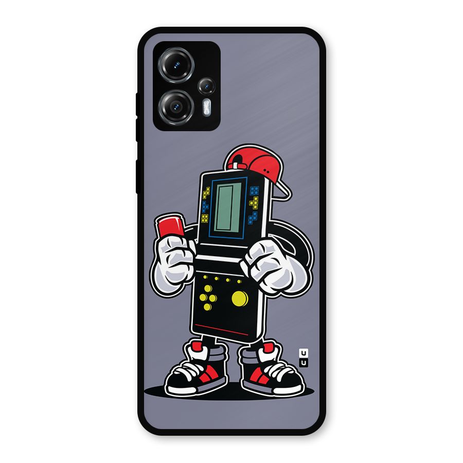 Retro Boy Metal Back Case for Moto G13