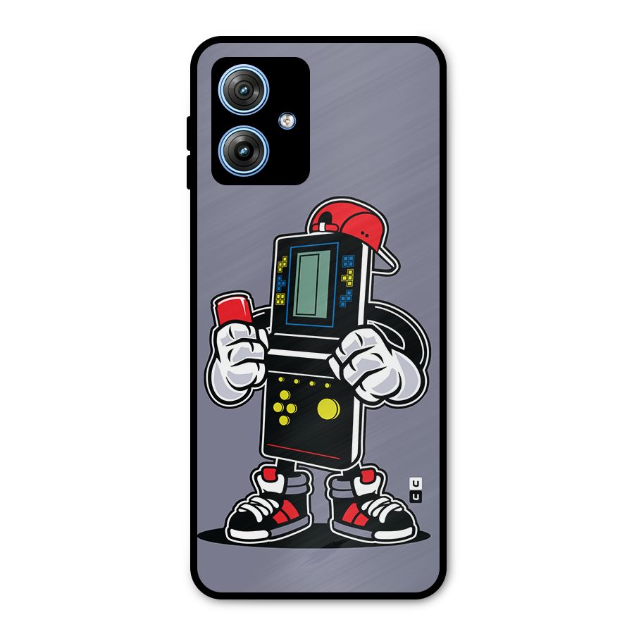 Retro Boy Metal Back Case for Moto G54
