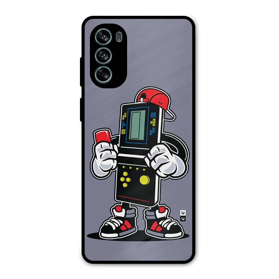 Retro Boy Metal Back Case for Moto G62