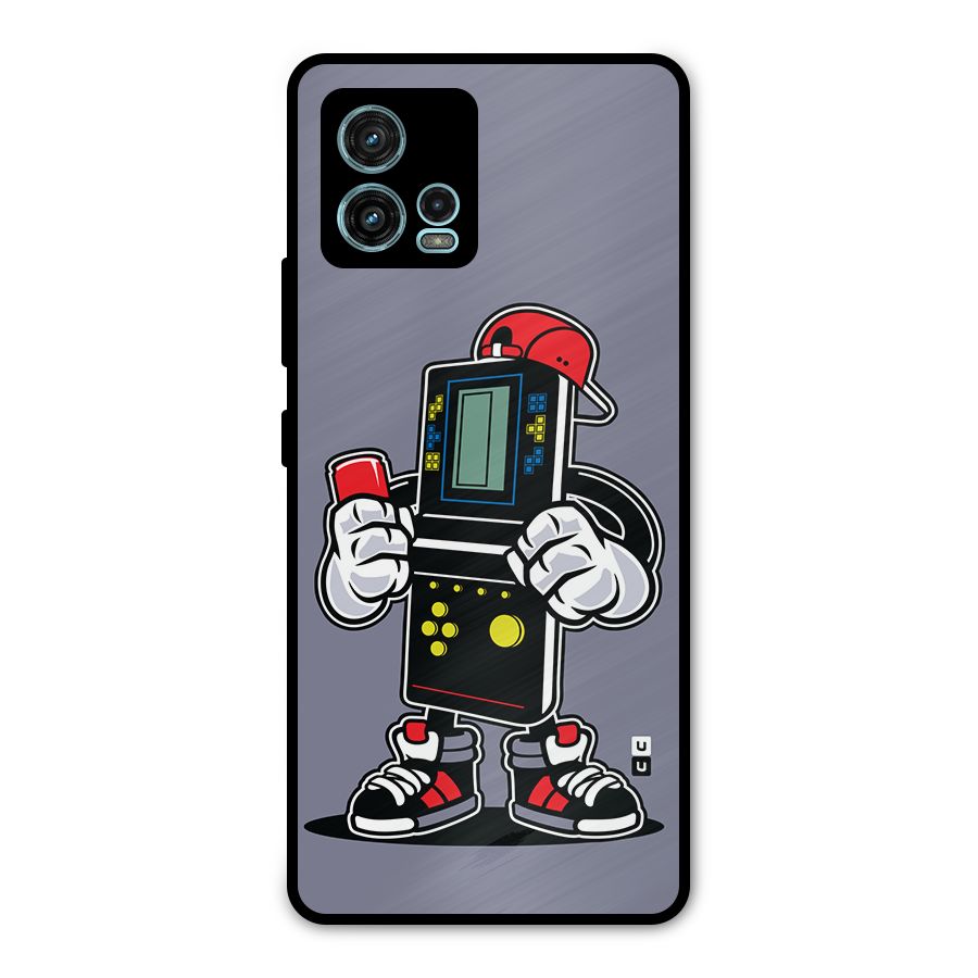 Retro Boy Metal Back Case for Moto G72
