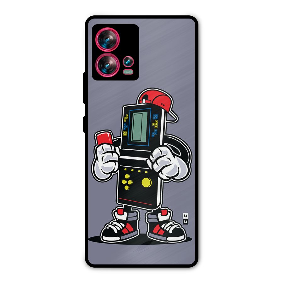 Retro Boy Metal Back Case for Motorola Edge 30 Fusion