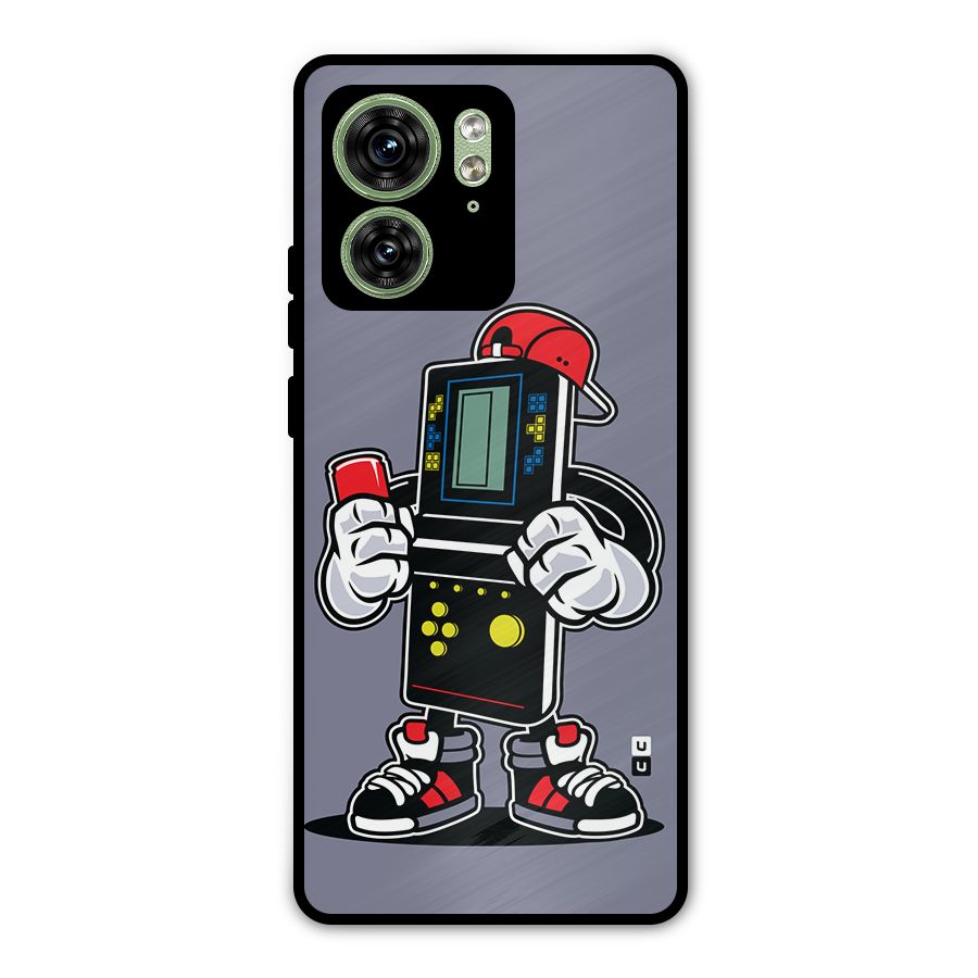 Retro Boy Metal Back Case for Motorola Edge 40 5G