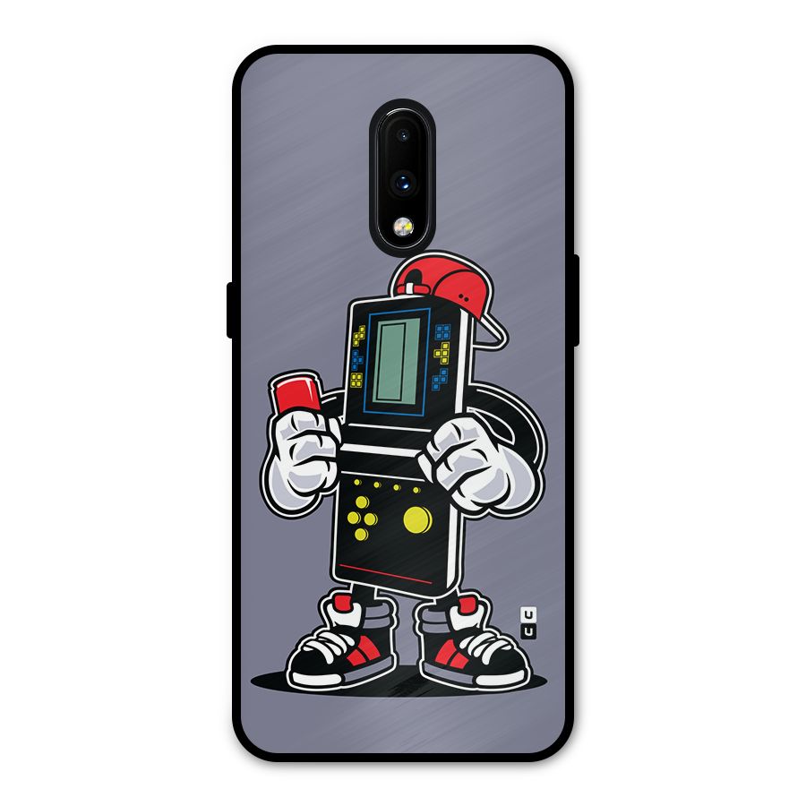 Retro Boy Metal Back Case for OnePlus 7