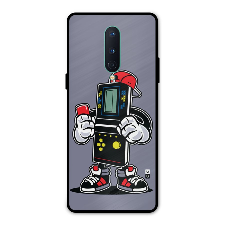 Retro Boy Metal Back Case for OnePlus 8