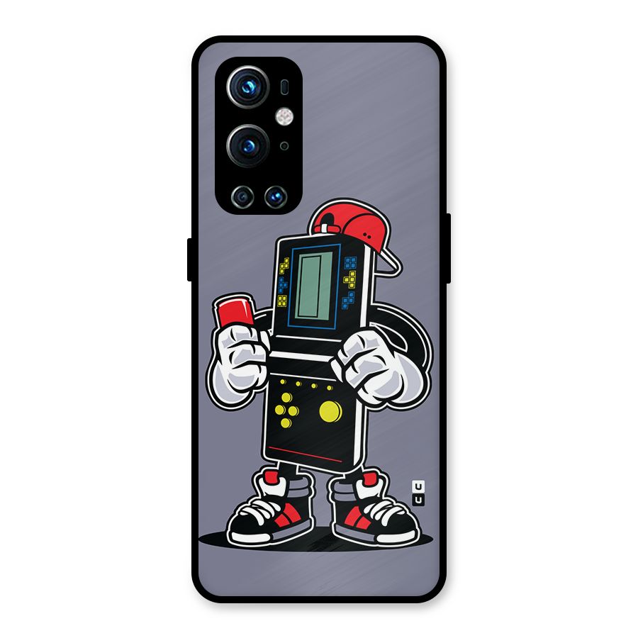 Retro Boy Metal Back Case for OnePlus 9 Pro