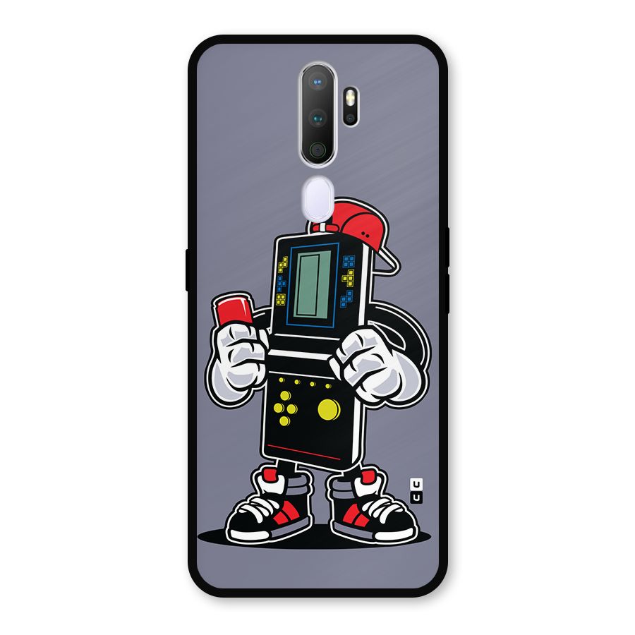 Retro Boy Metal Back Case for Oppo A5 (2020)