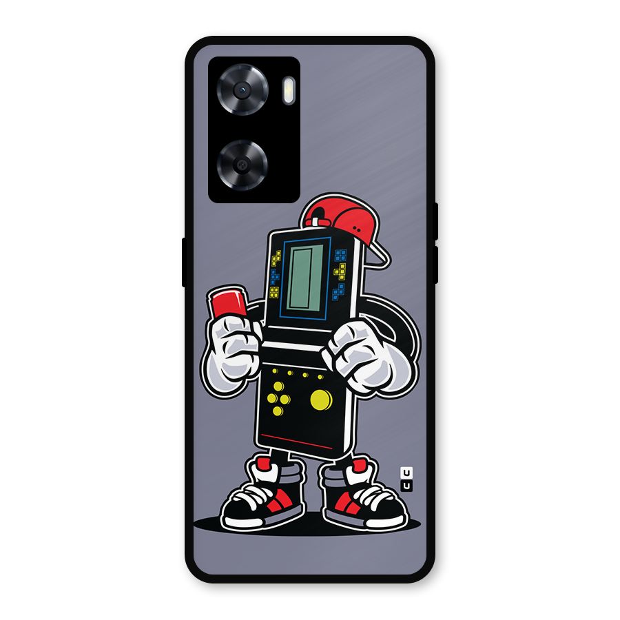 Retro Boy Metal Back Case for Oppo A77s