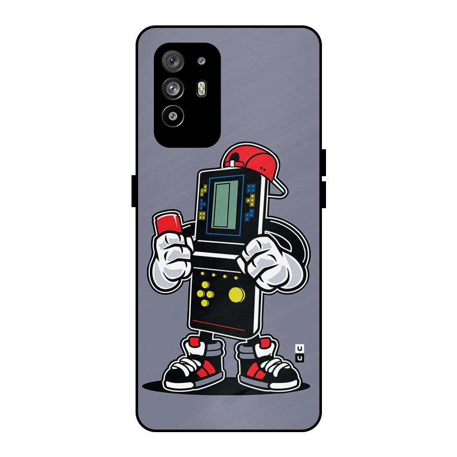 Retro Boy Metal Back Case for Oppo F19 Pro Plus 5G