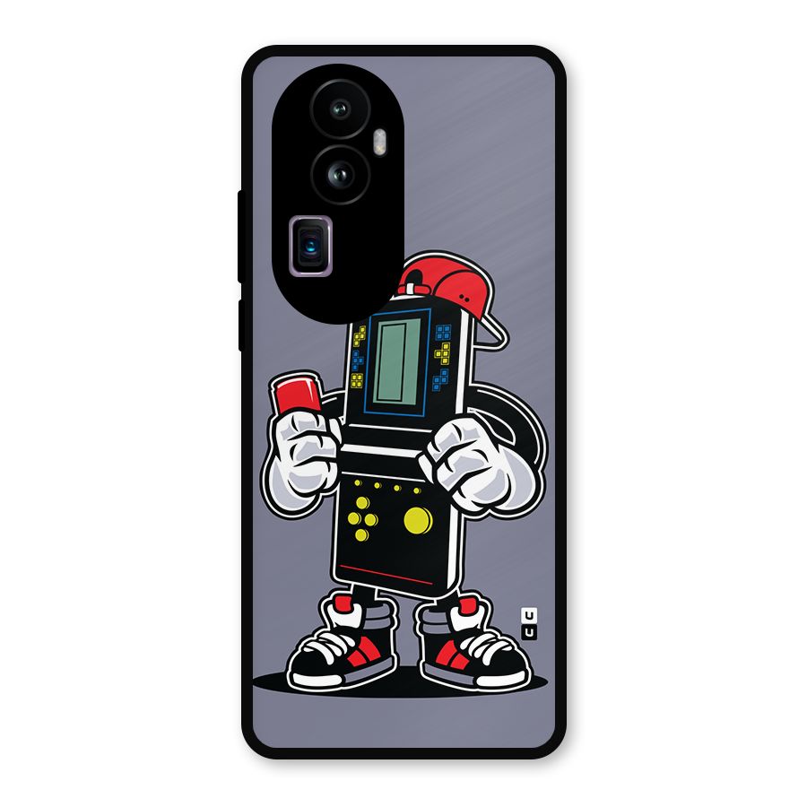 Retro Boy Metal Back Case for Oppo Reno10 Pro Plus