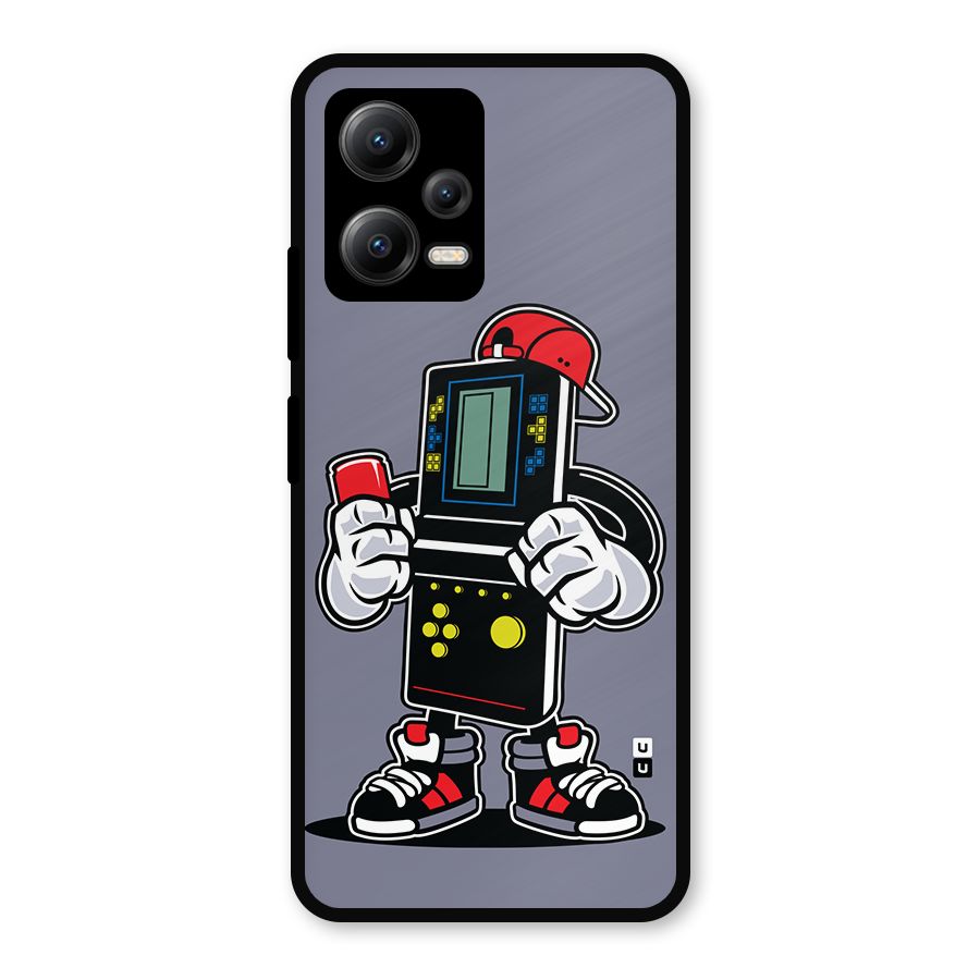 Retro Boy Metal Back Case for Poco X5