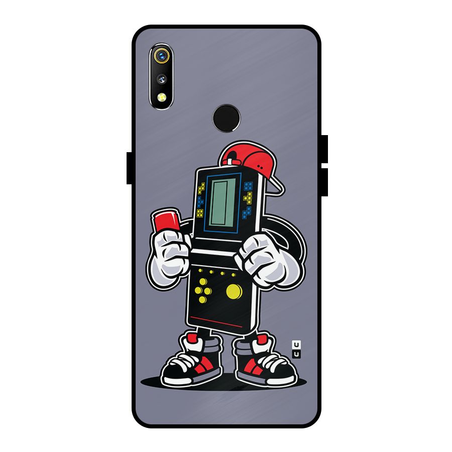 Retro Boy Metal Back Case for Realme 3