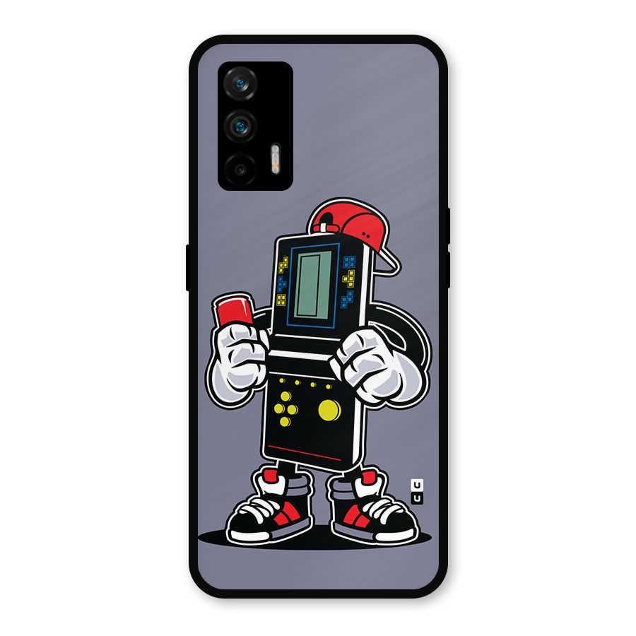 Retro Boy Metal Back Case for Realme GT 5G